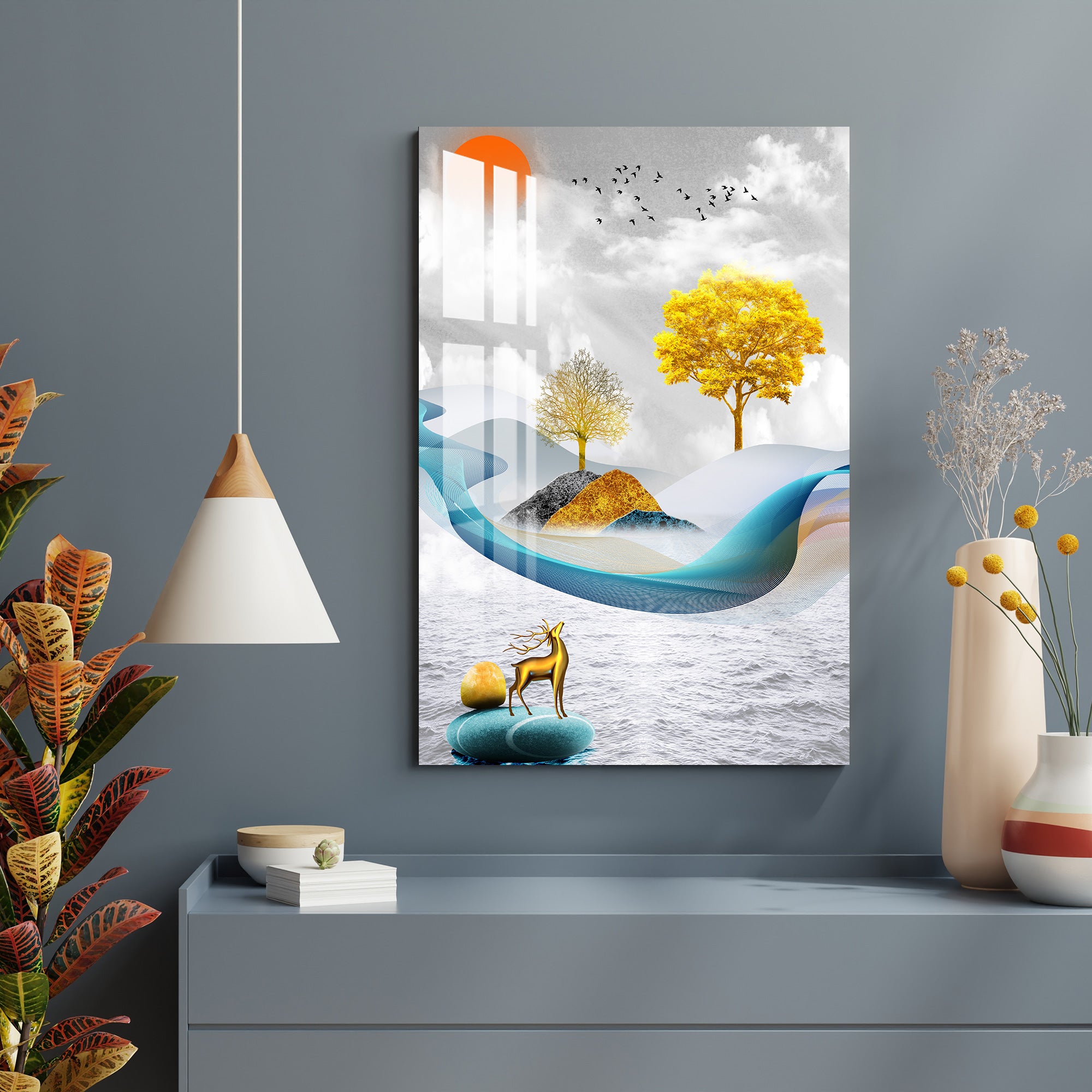 Icy Morning Acrylic Wall Art