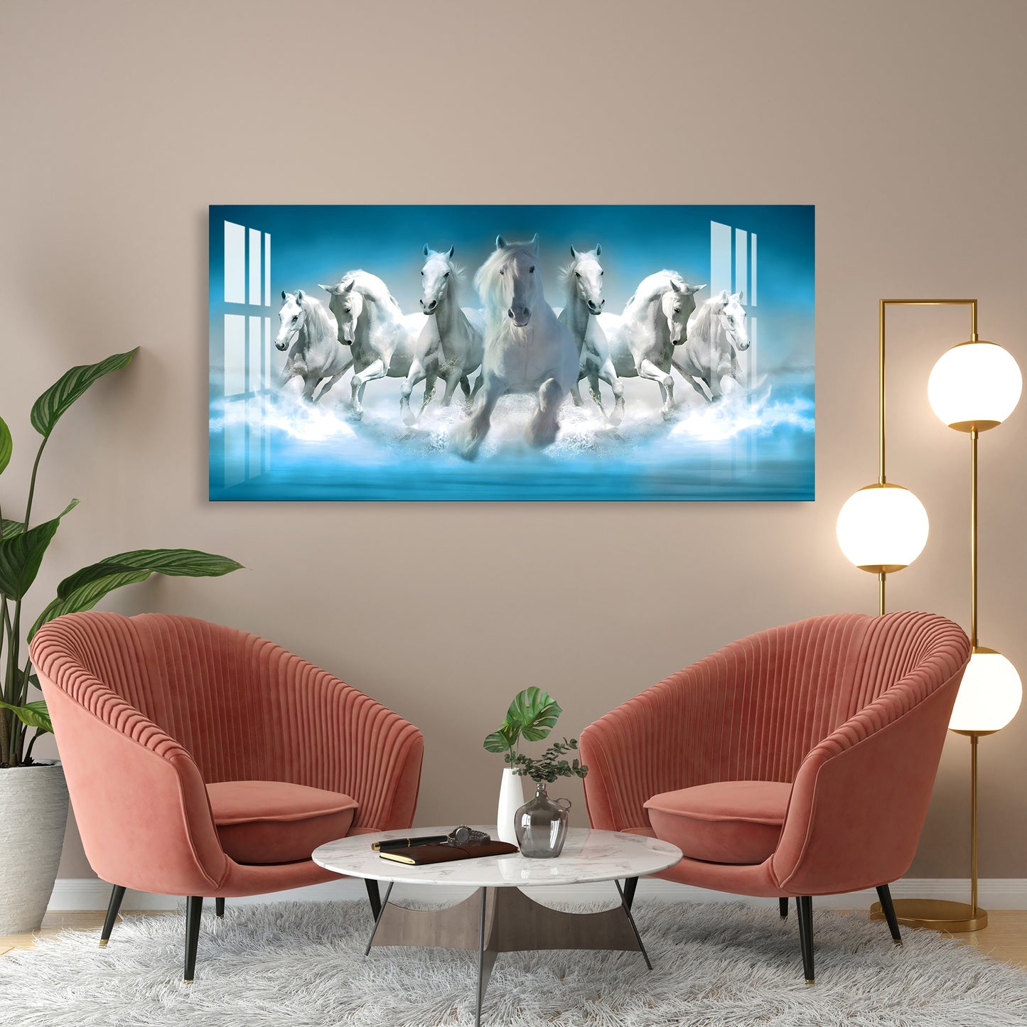 Good Fate Horses Acrylic Wall Art