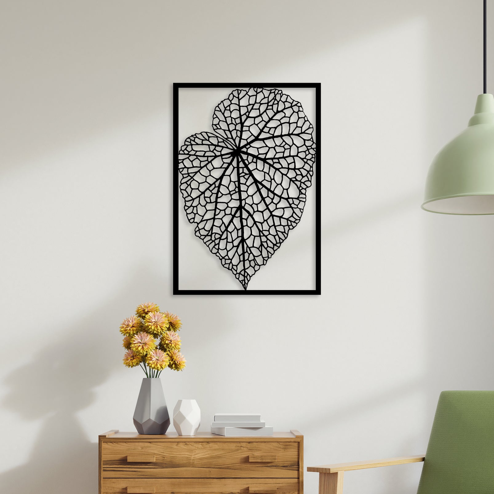 Unique Leaf Metal Wall Art