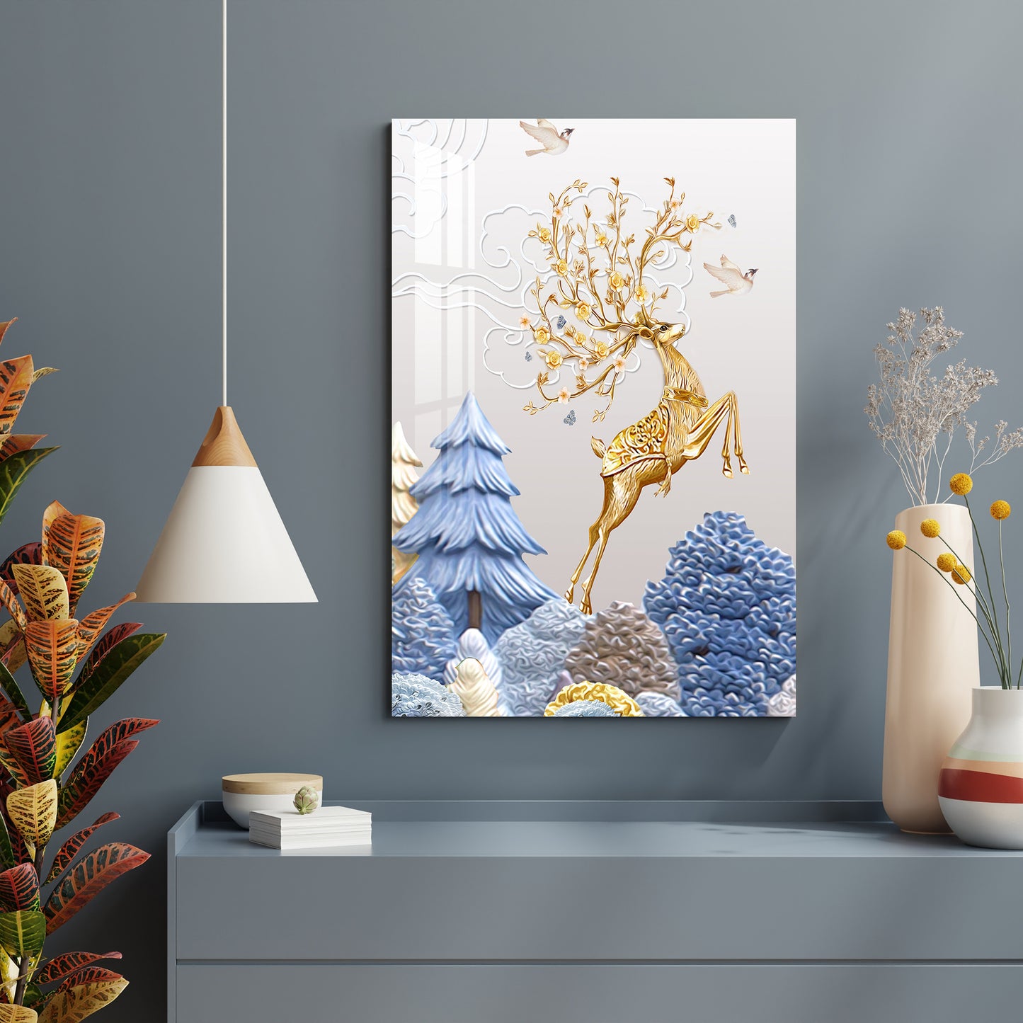 Beautiful Farm Deer Acrylic Wall Art