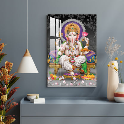 Modakpriye Ganpati Acrylic Wall Art