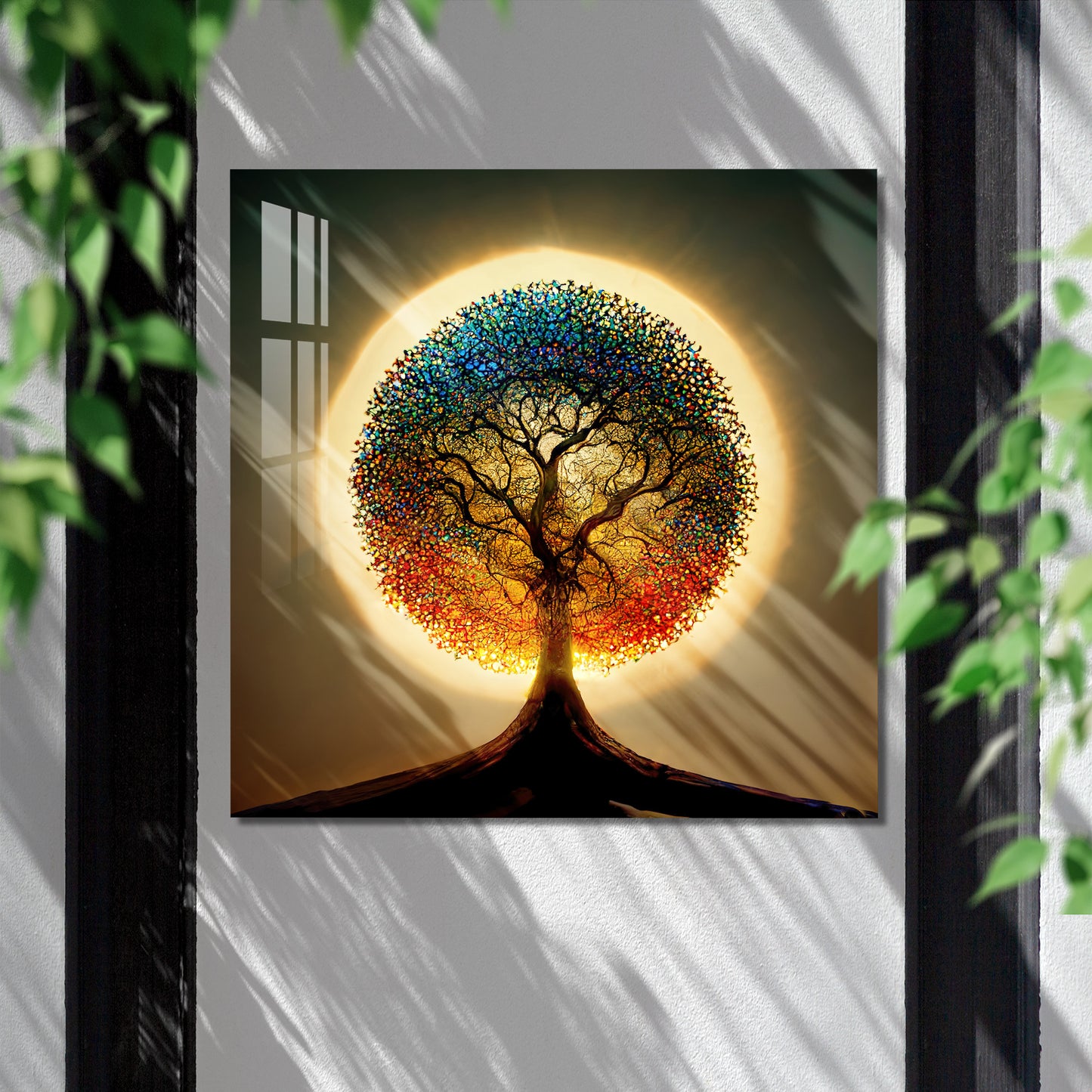 Glittering Tree Acrylic Wall Art