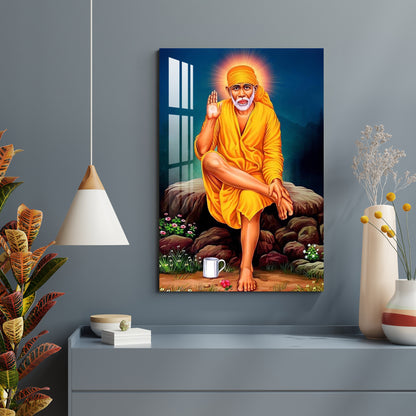 Shree Sai Nath Acrylic Wall Art