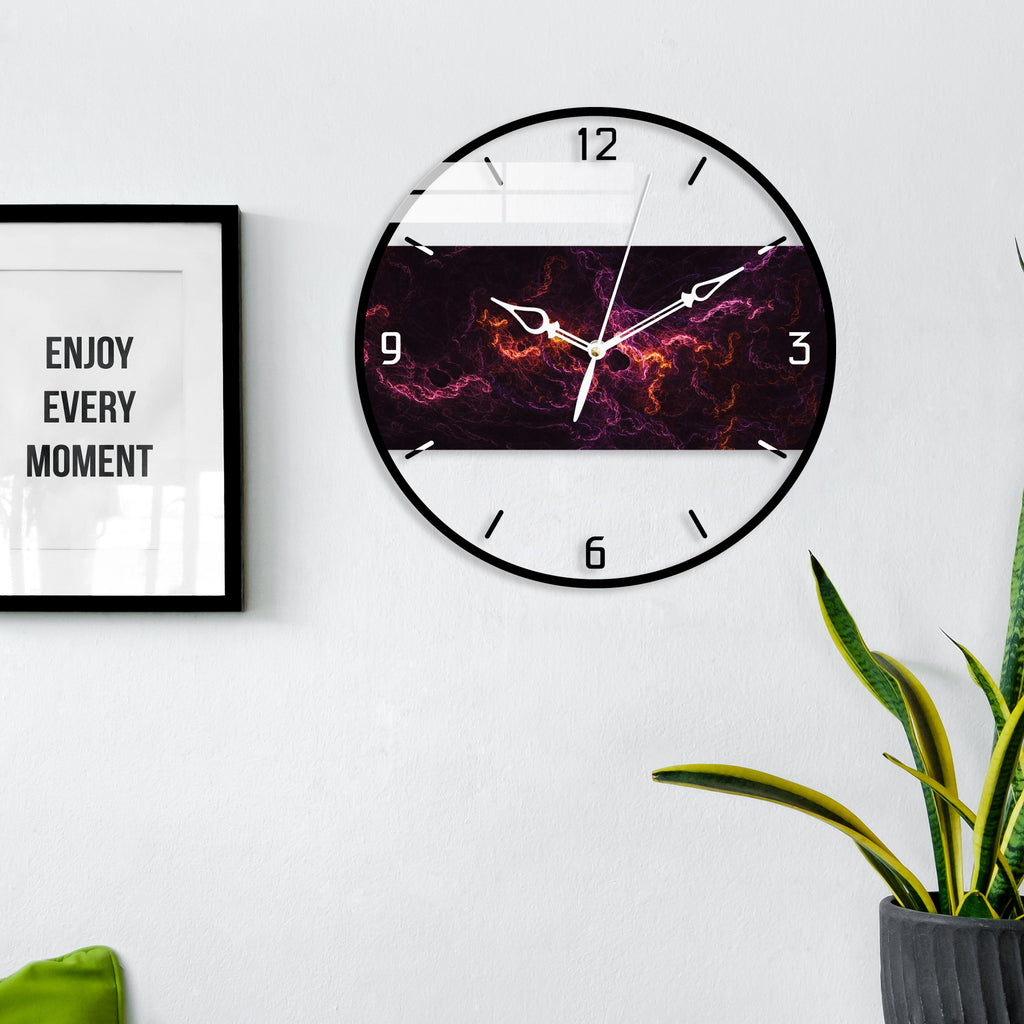 Celestial Sky Printed Acrylic Wall Clock