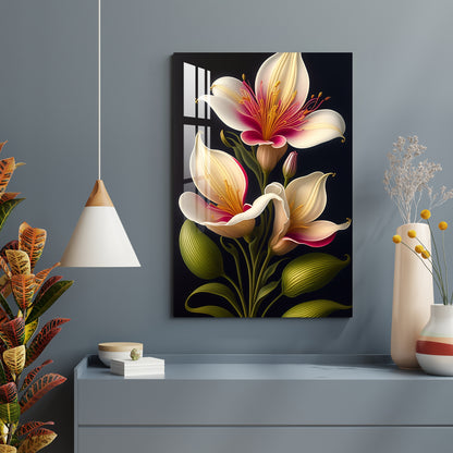 Jasmine Flower Acrylic Wall Art