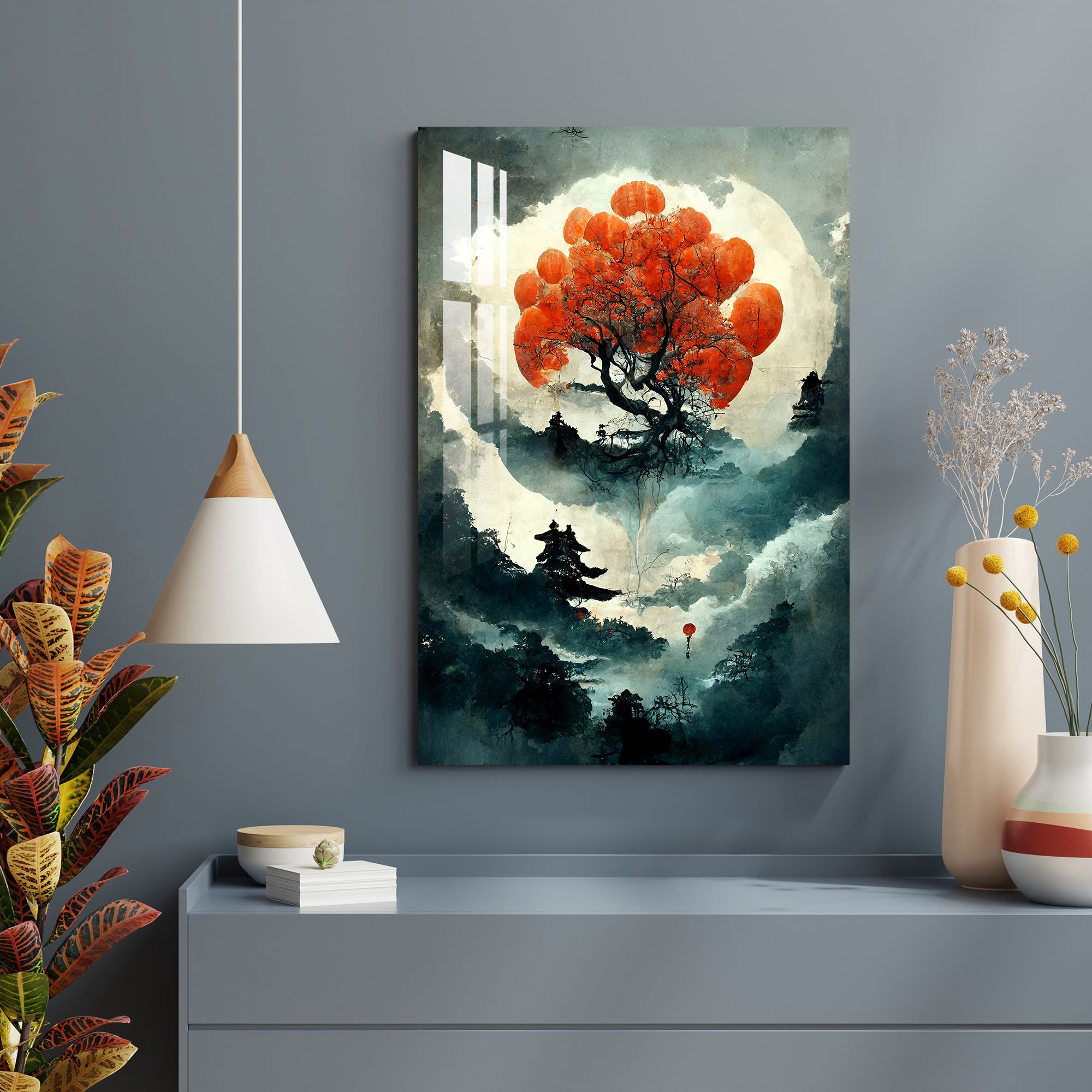 Floating Lanterns Acrylic Wall Art