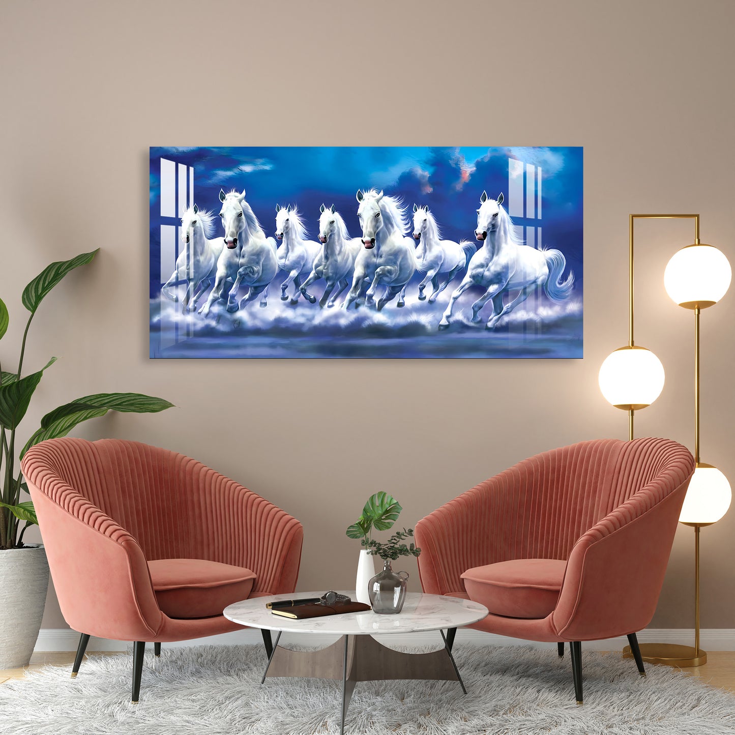 Horses of Heaven Acrylic Wall Art