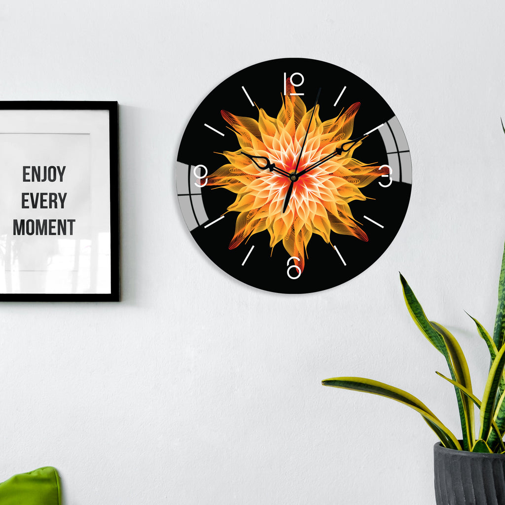 Sunshine Feel Printed Acrylic Wall Clock