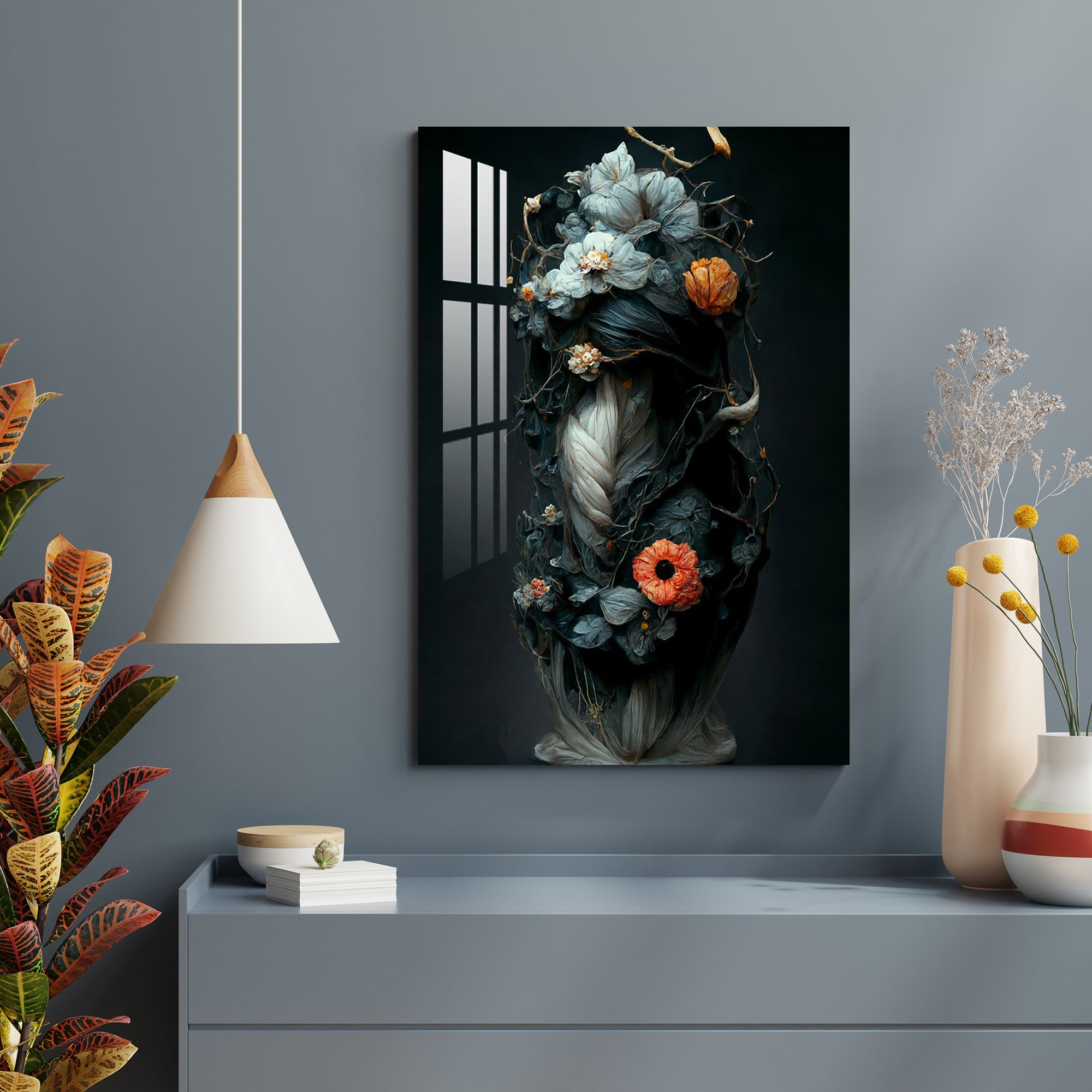 Ghost Orchids Acrylic Wall Art