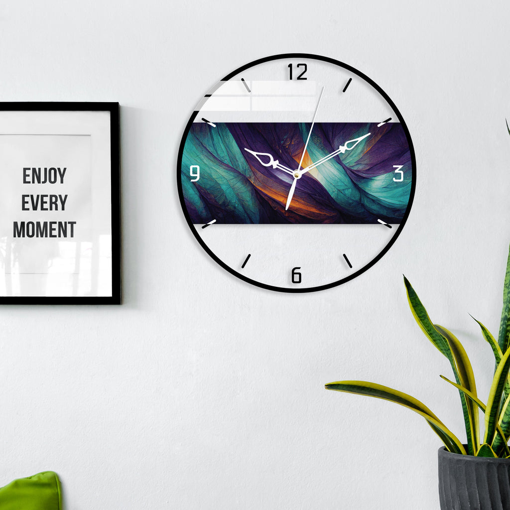 Let Your Imagination Flow Printed Acrylic Wall Clock