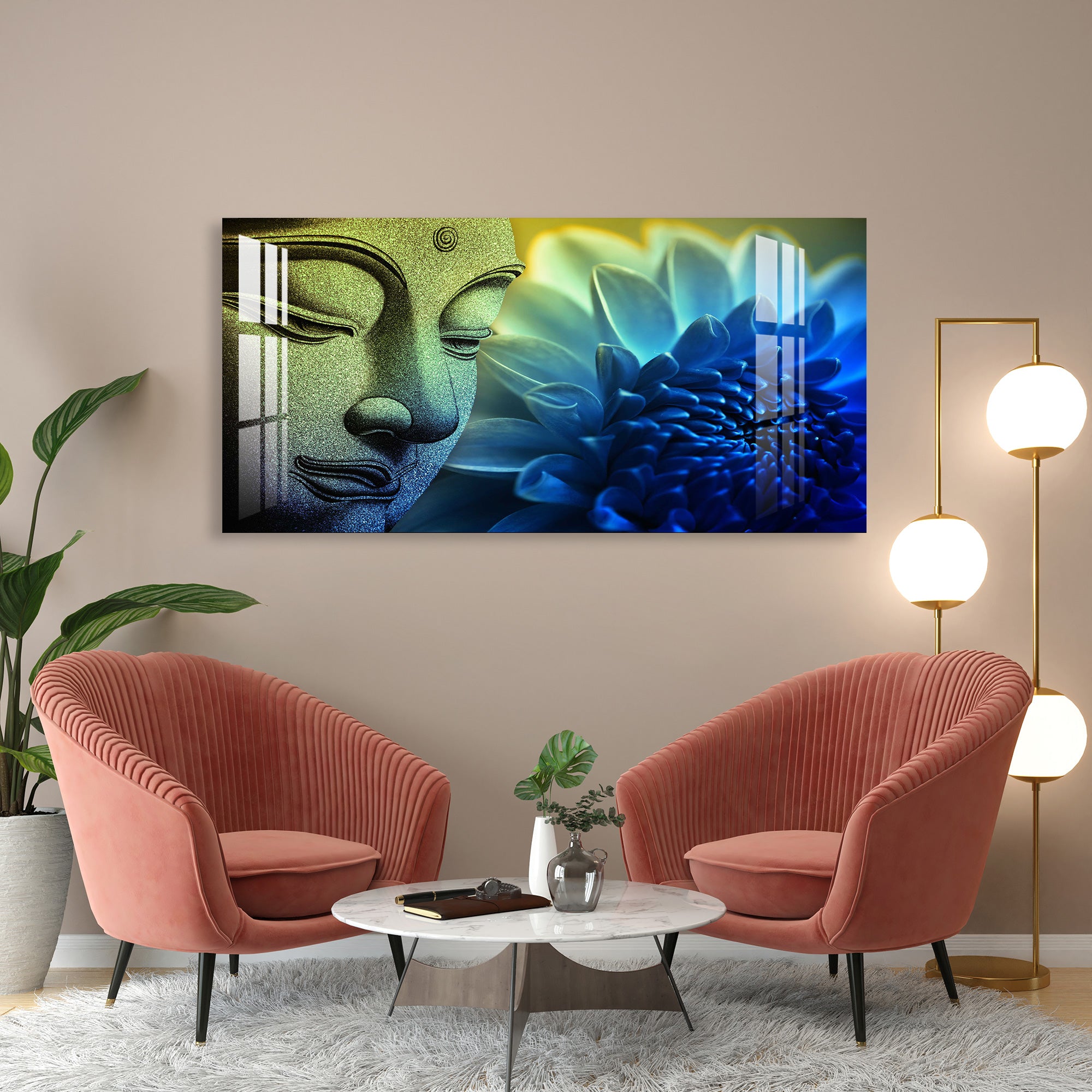 Peaceful Buddha Acrylic Wall Art