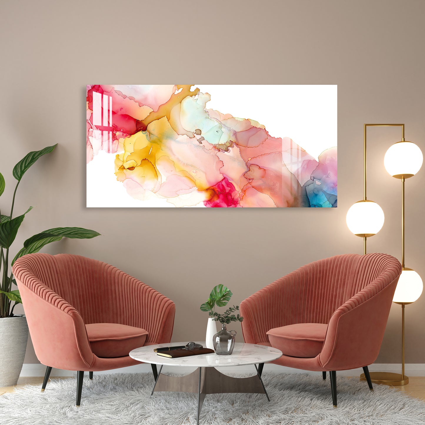 Colour Splash Acrylic Wall Art