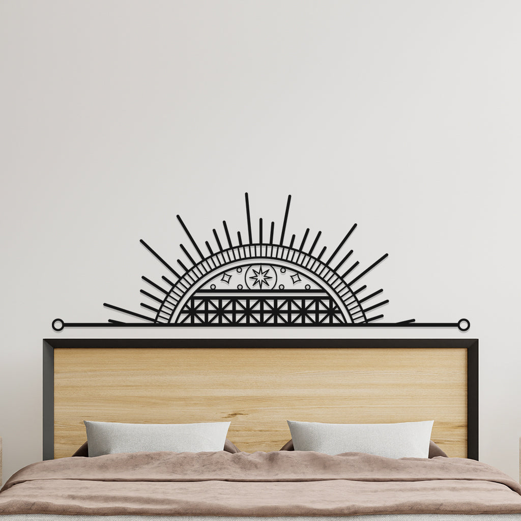 Sun Rays Metal Wall Art