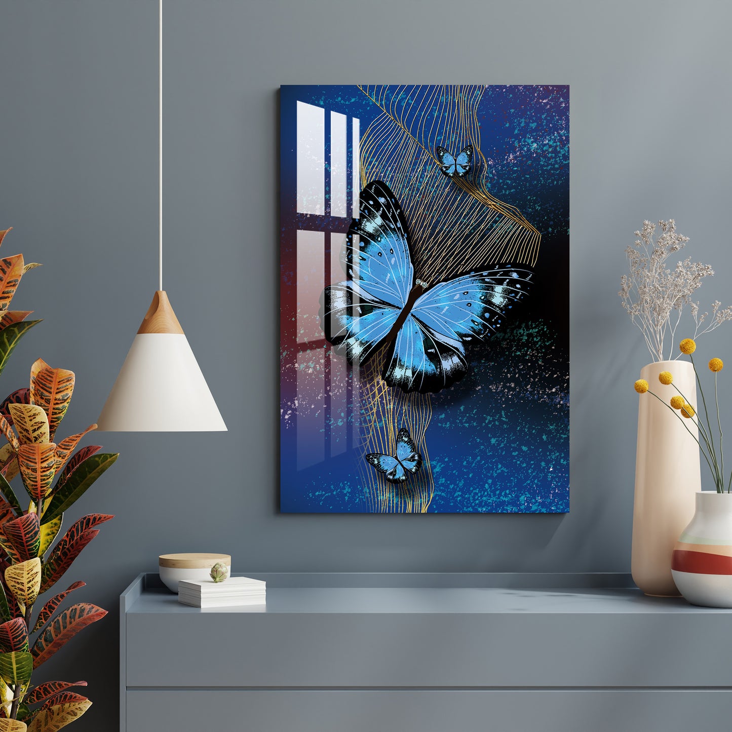 Alluring Butterflies Acrylic Wall Art