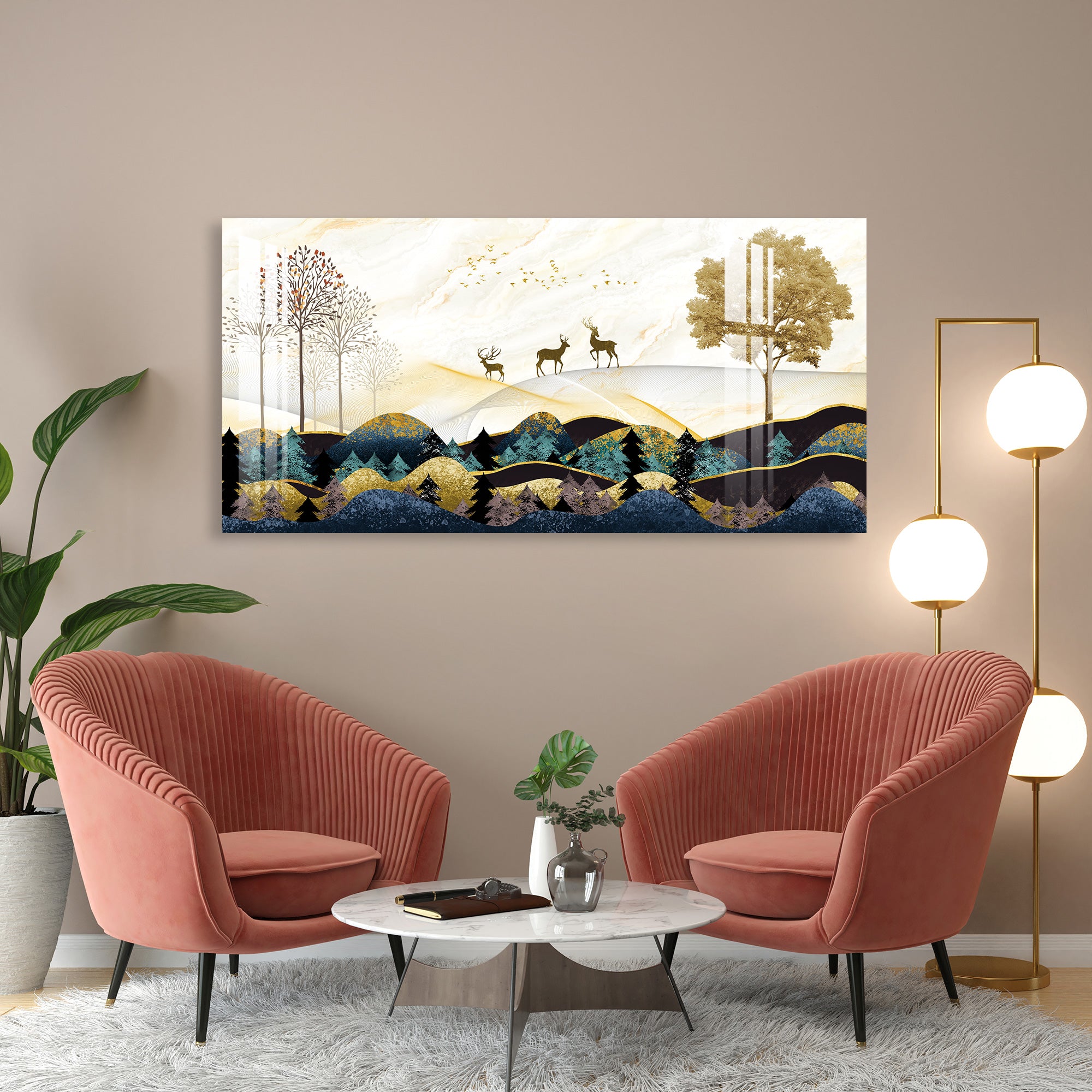 Hazy Forest Acrylic Wall Art