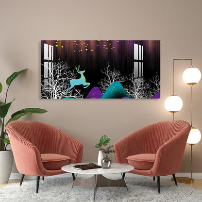 Cheerful Deer Acrylic Wall Art