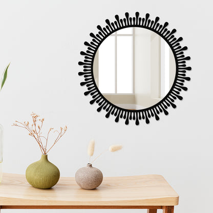 Embellished Metal Wall Mirror