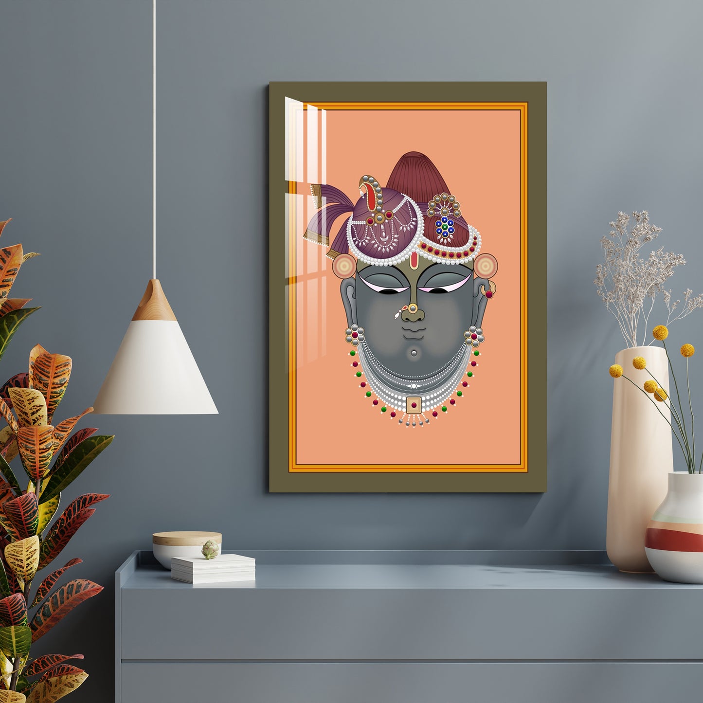 Religious Shree Nathji Acrylic Wall Art