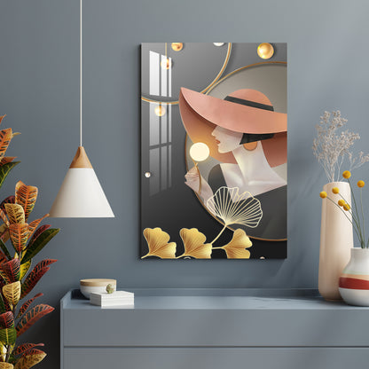 Elegant Lady Acrylic Wall Art