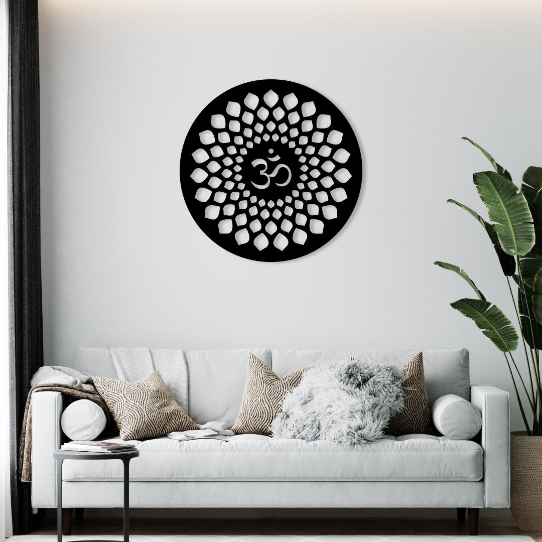 Om Metal Wall Art