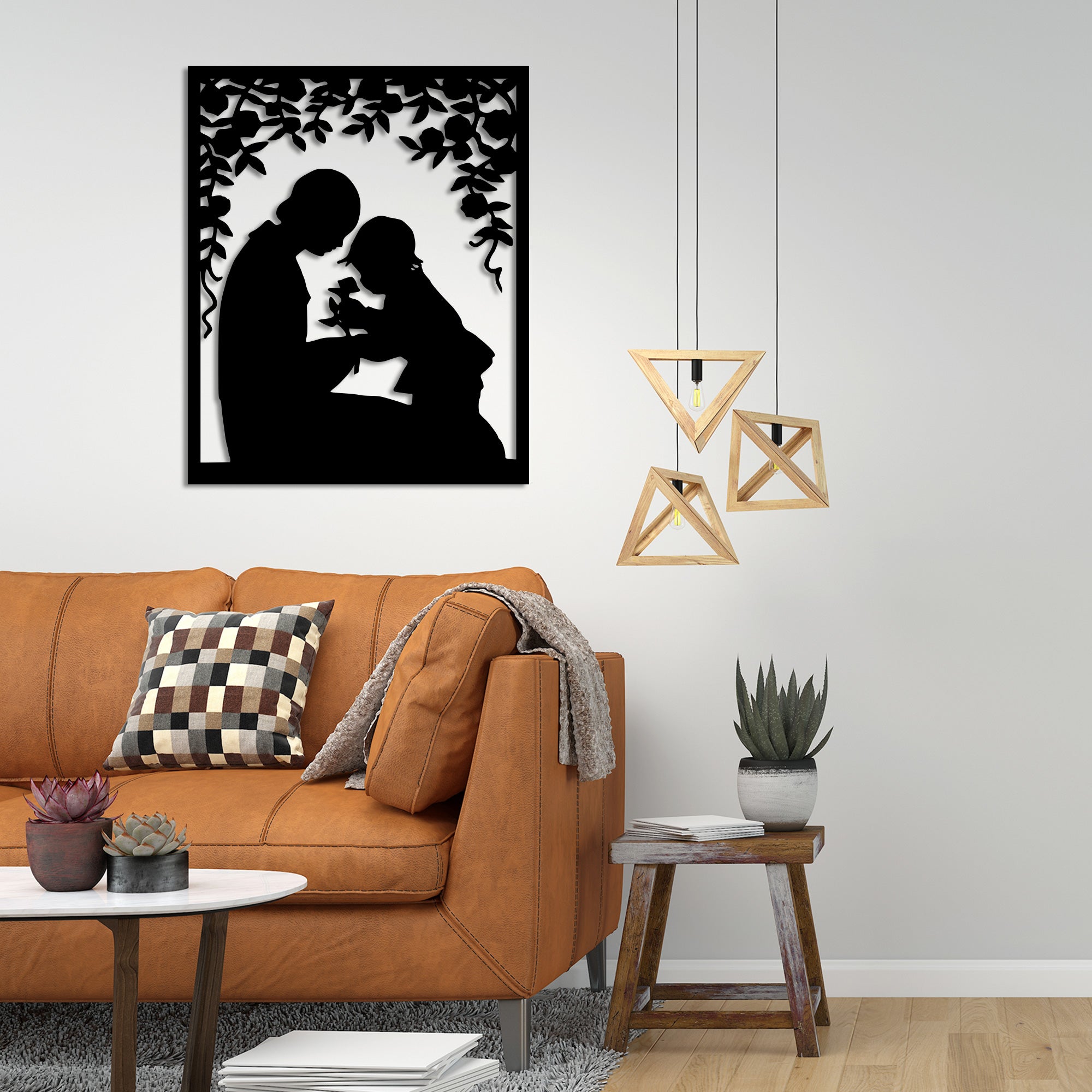 Caring Parent Metal Wall Art