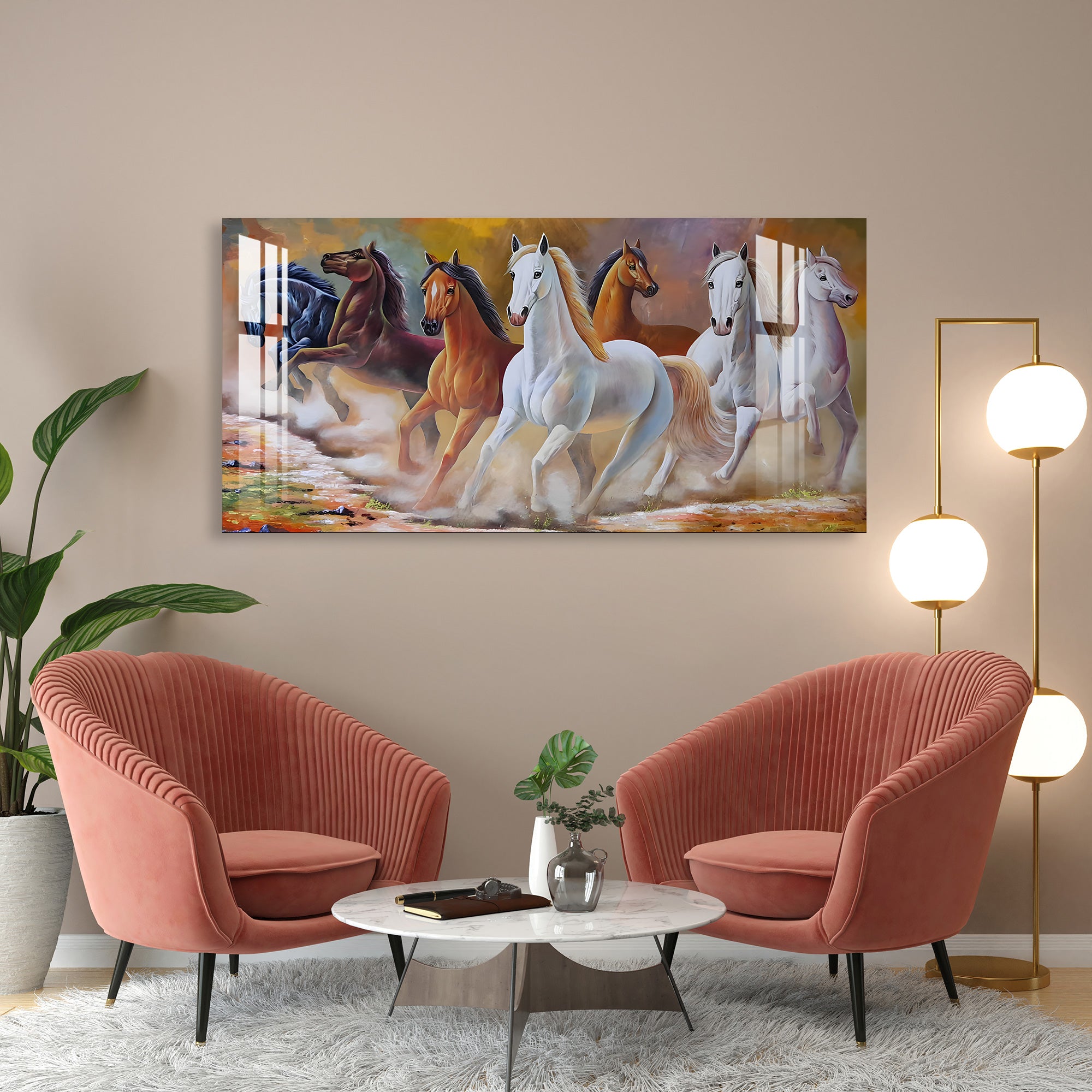 British Terminal Horses Acrylic Wall Art