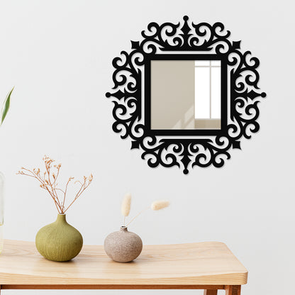 Vintage Metal Wall Mirror