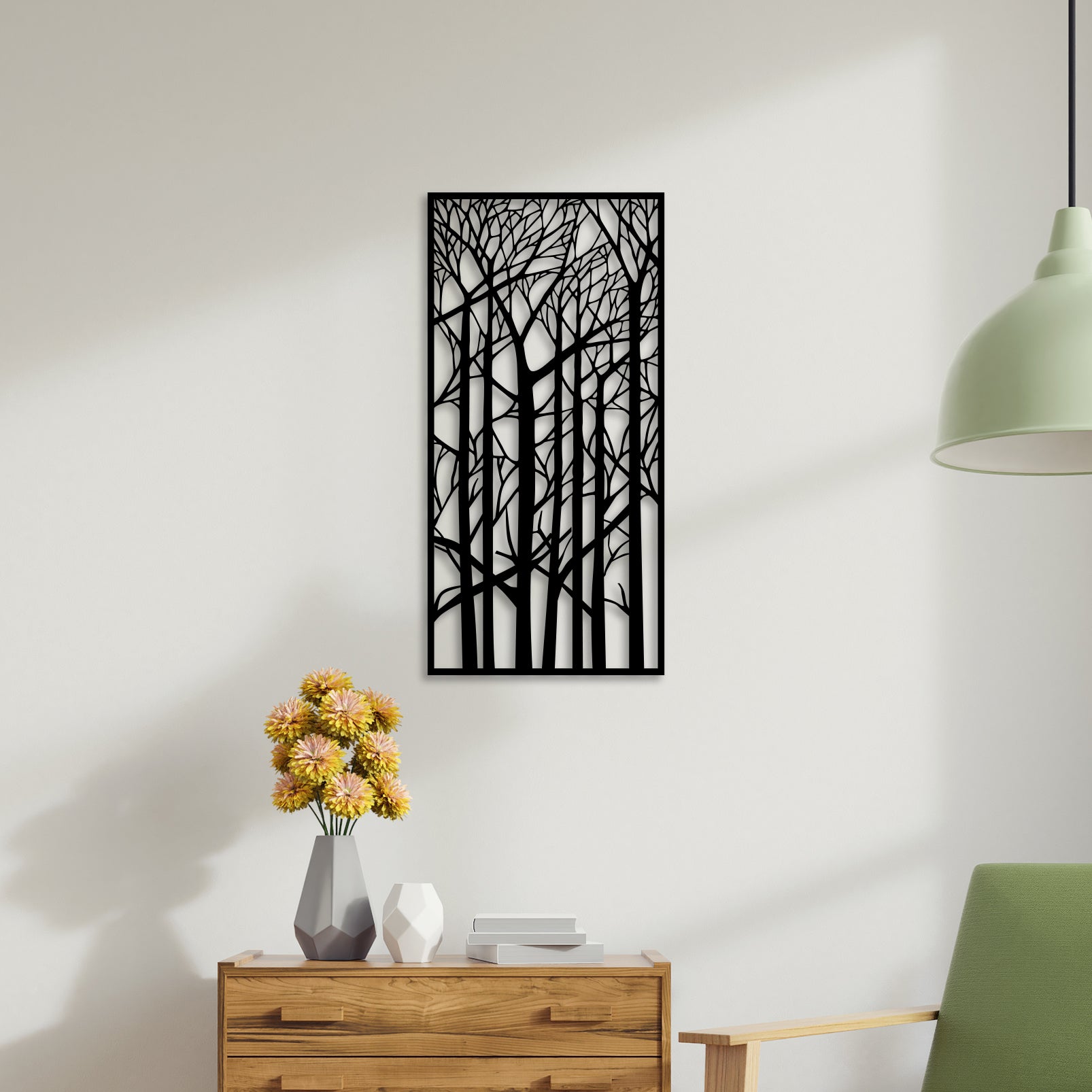 Tree Forest Metal Wall Art