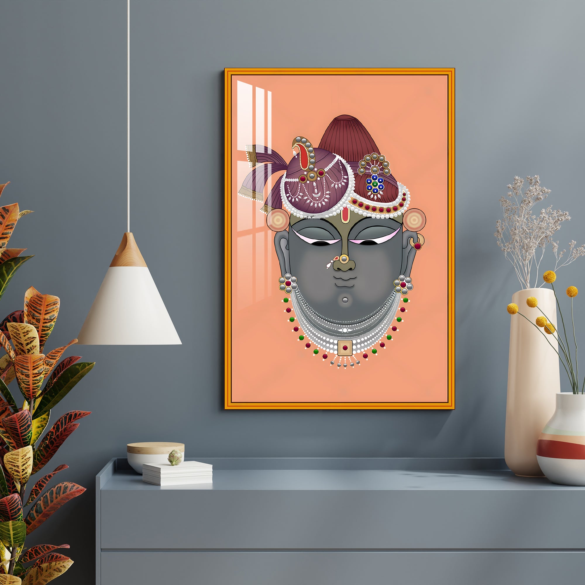 Shreenath Ji Acrylic Wall Art