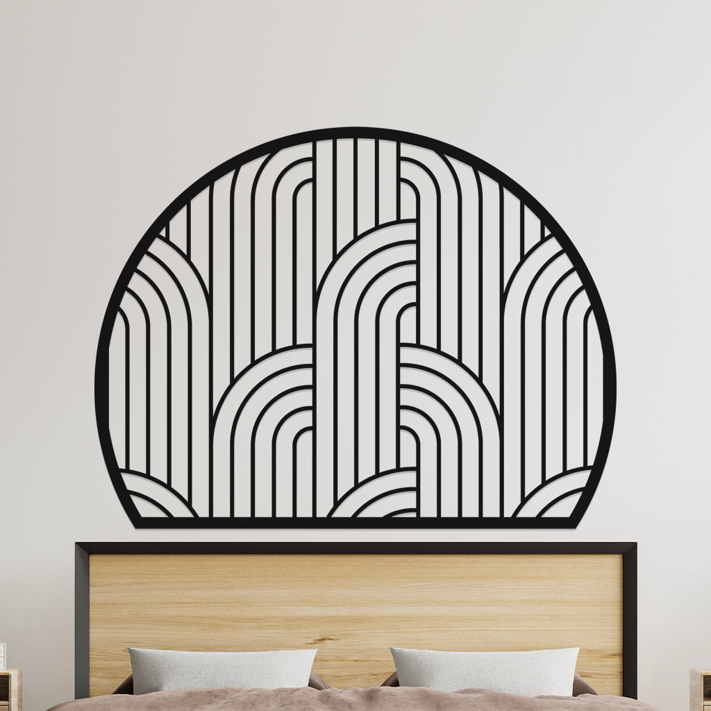 Simplest Abstract Design Metal Wall Art