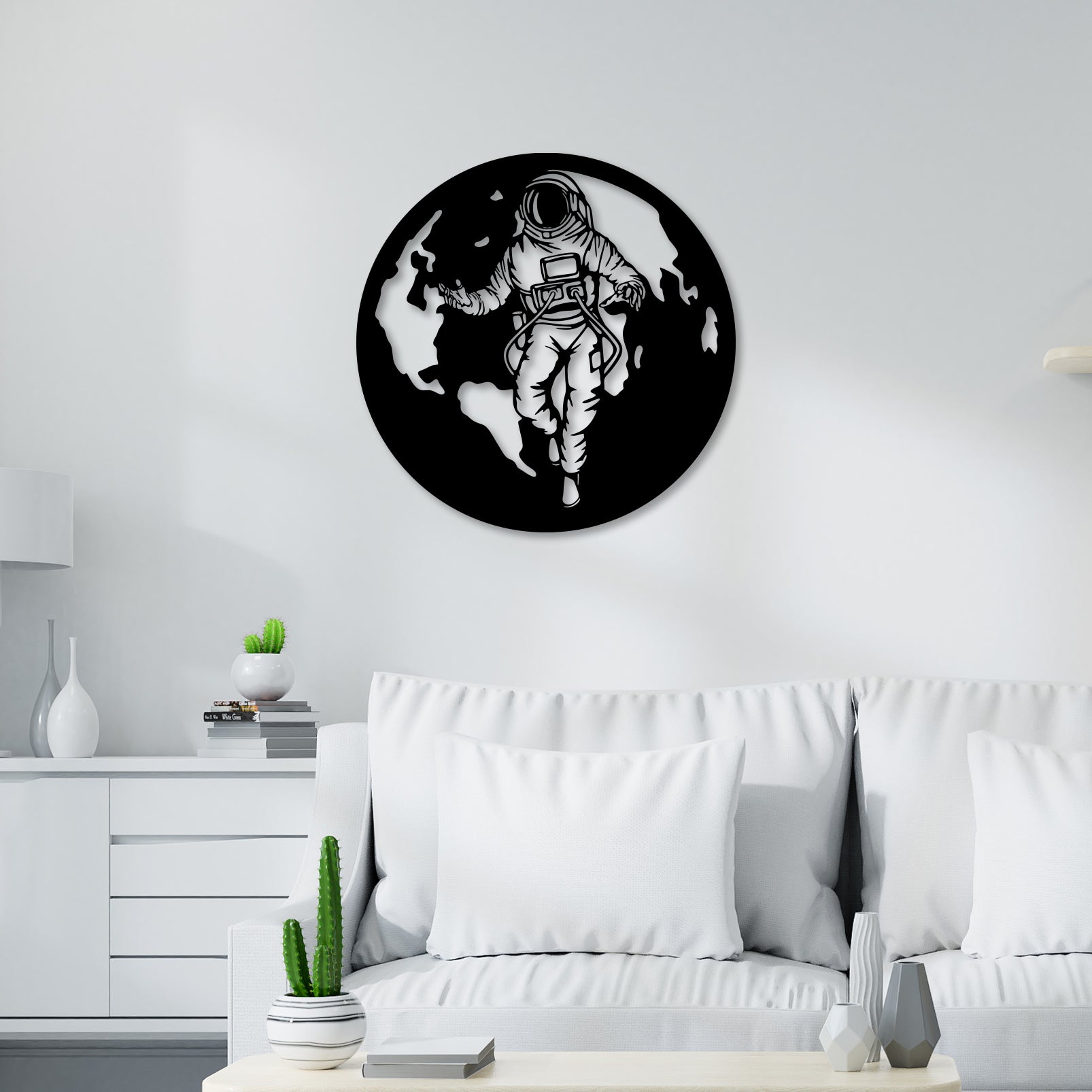 Astronaut Metal Wall Art