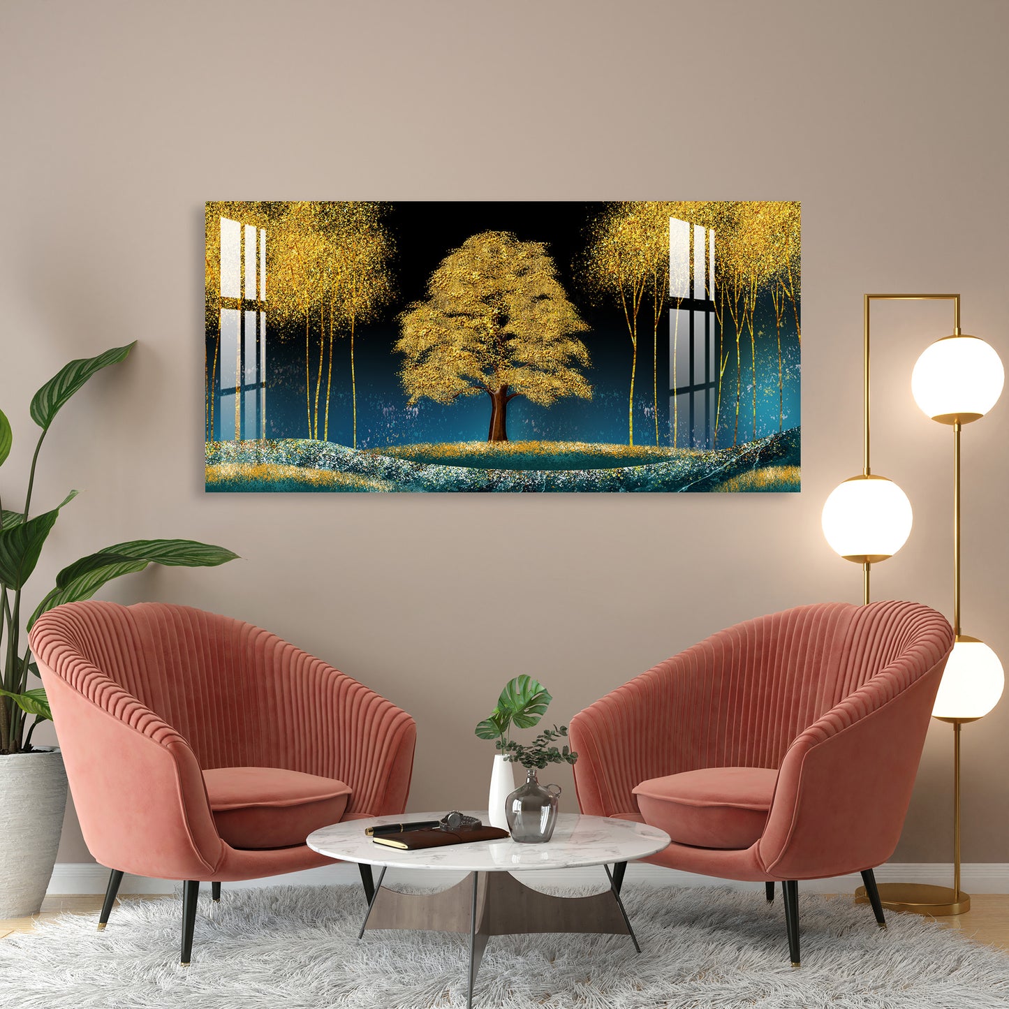 Midnight Forest Acrylic Wall Art