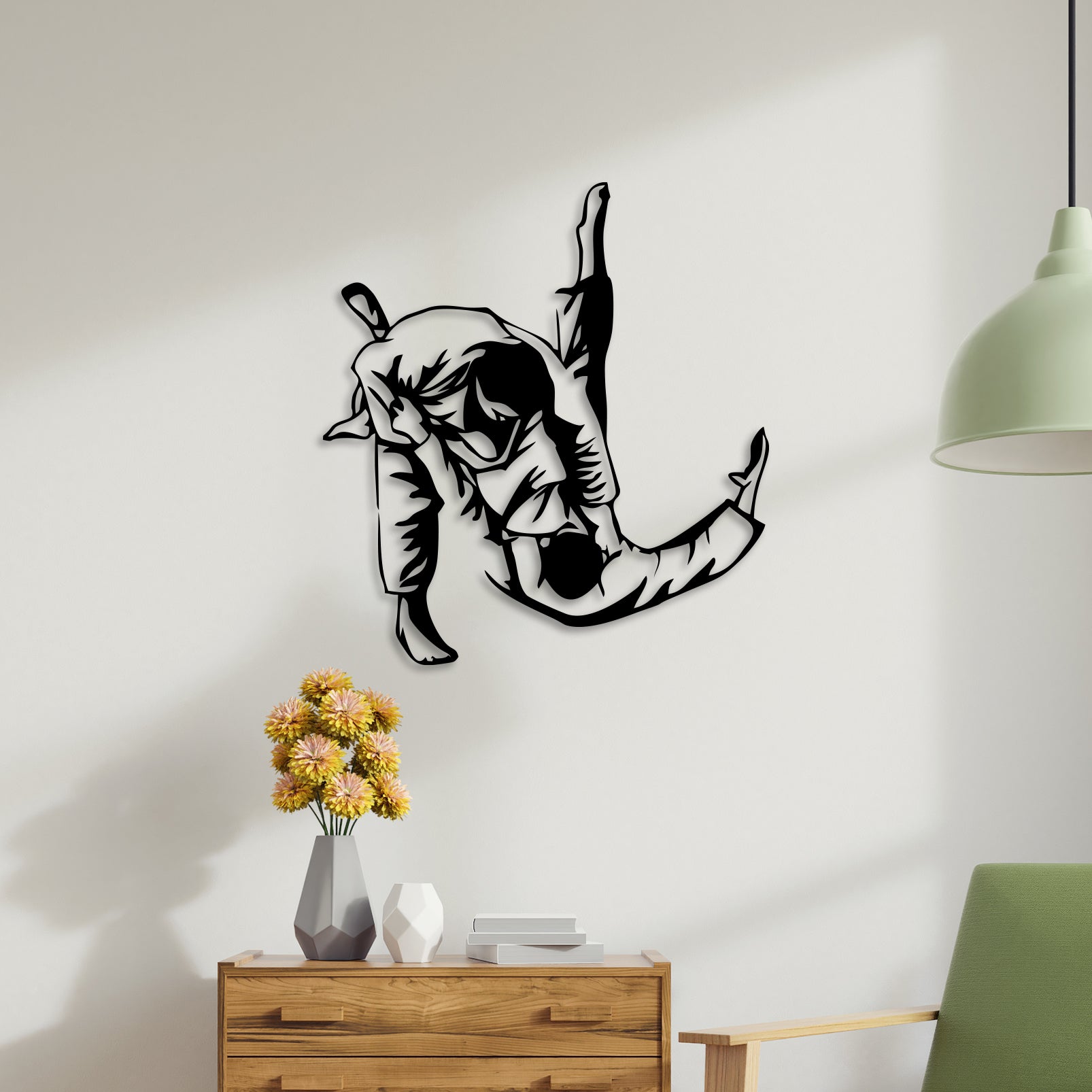 Karate Metal Wall Art