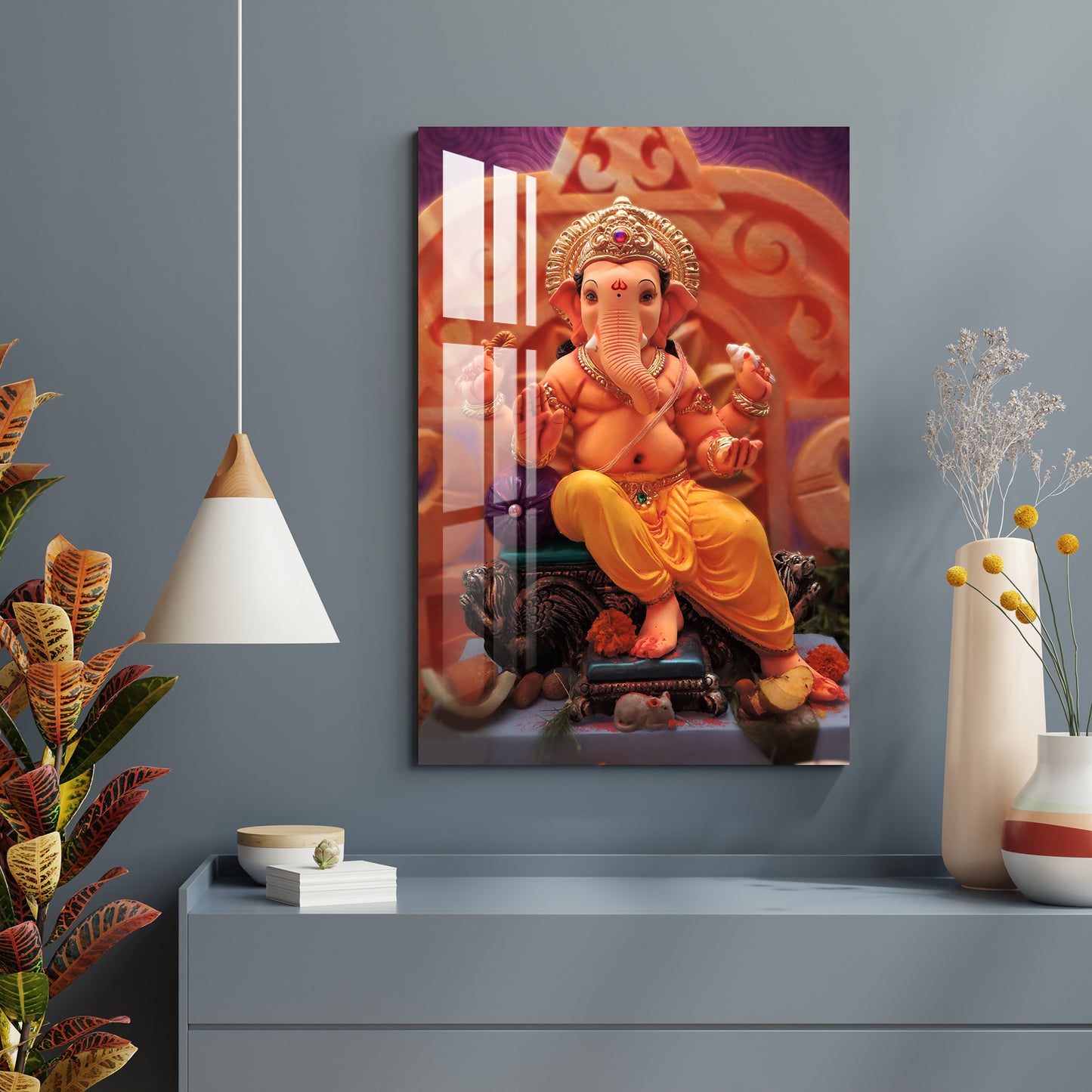 Siddhivinayaka Ganesh Acrylic Wall Art