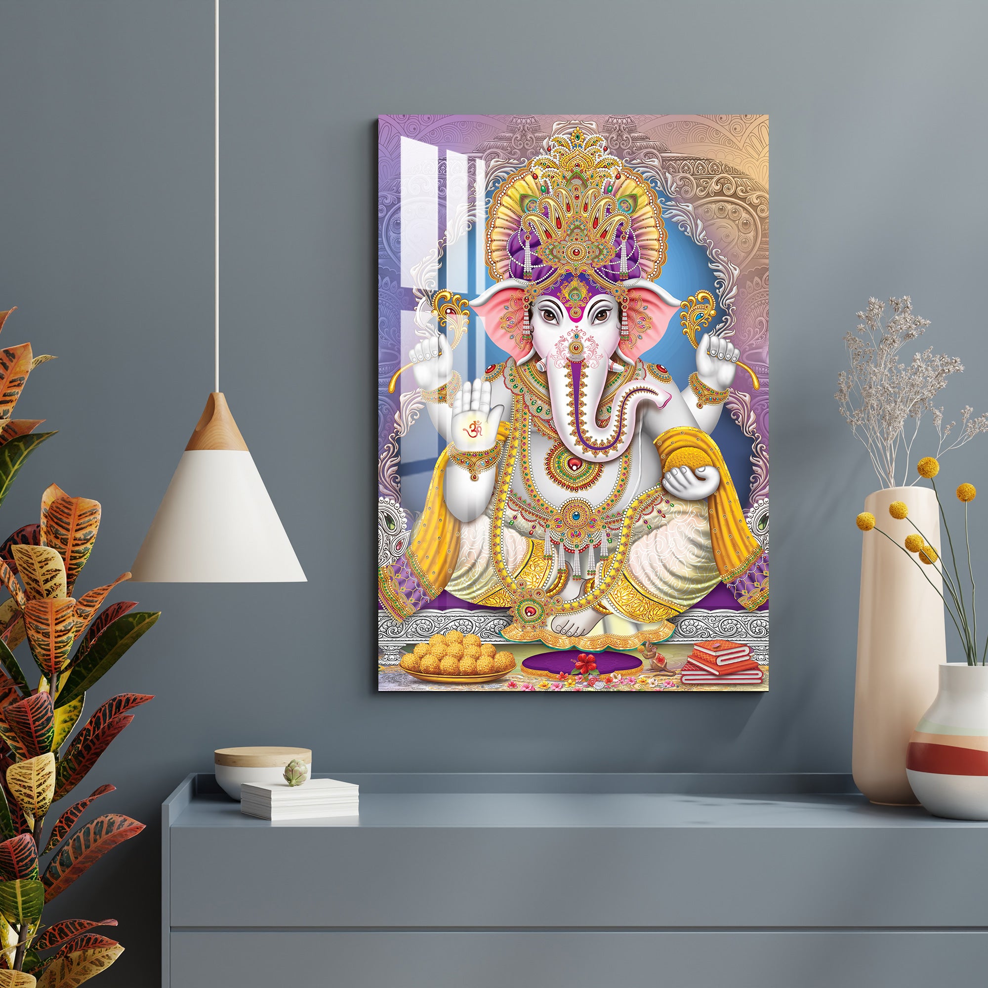 Mangalmurti Ganesh Acrylic Wall Art