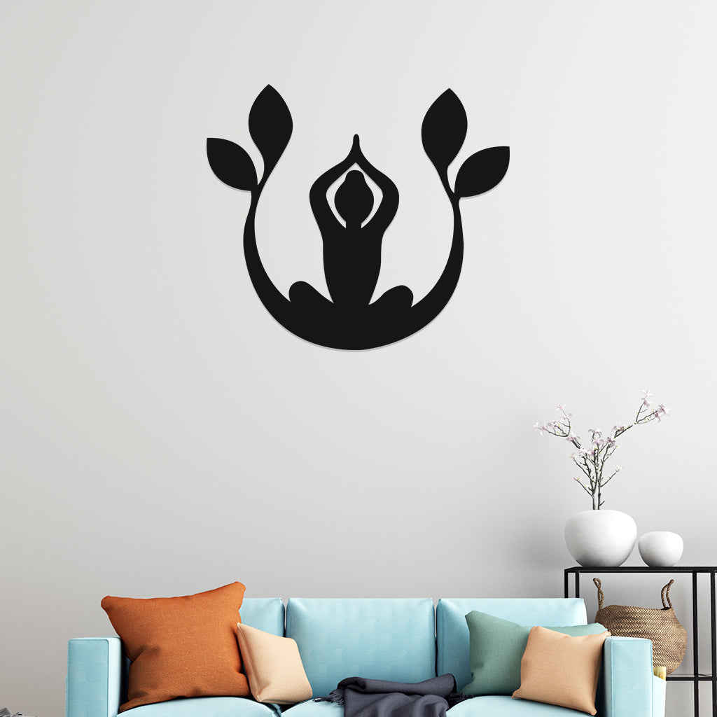 Yoga Lover Metal Wall Art