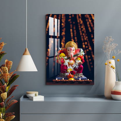 Shree Ganesh Acrylic Wall Art