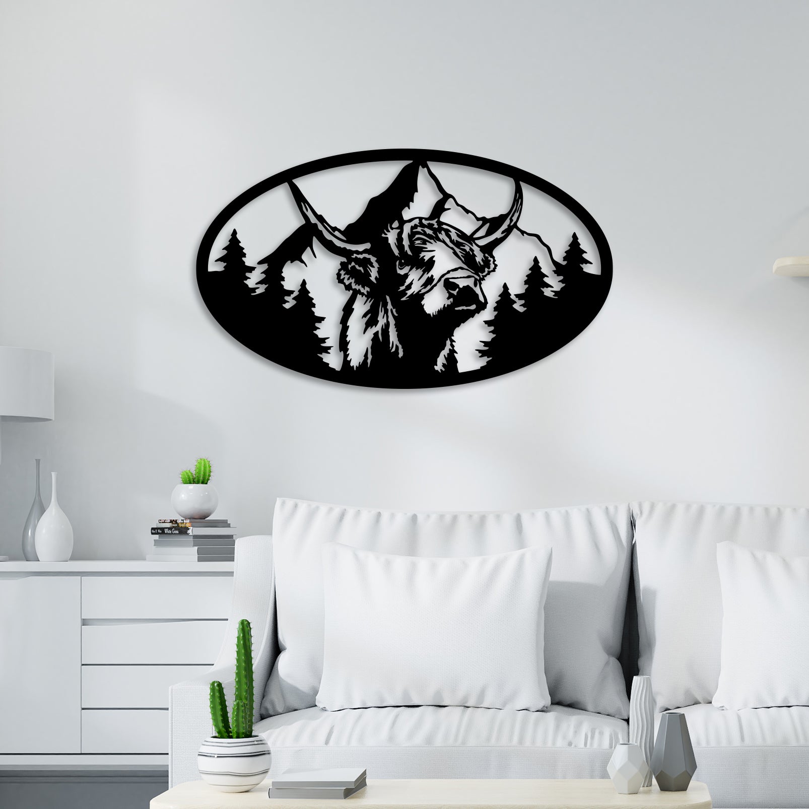 Forest Scenery Metal Wall Art