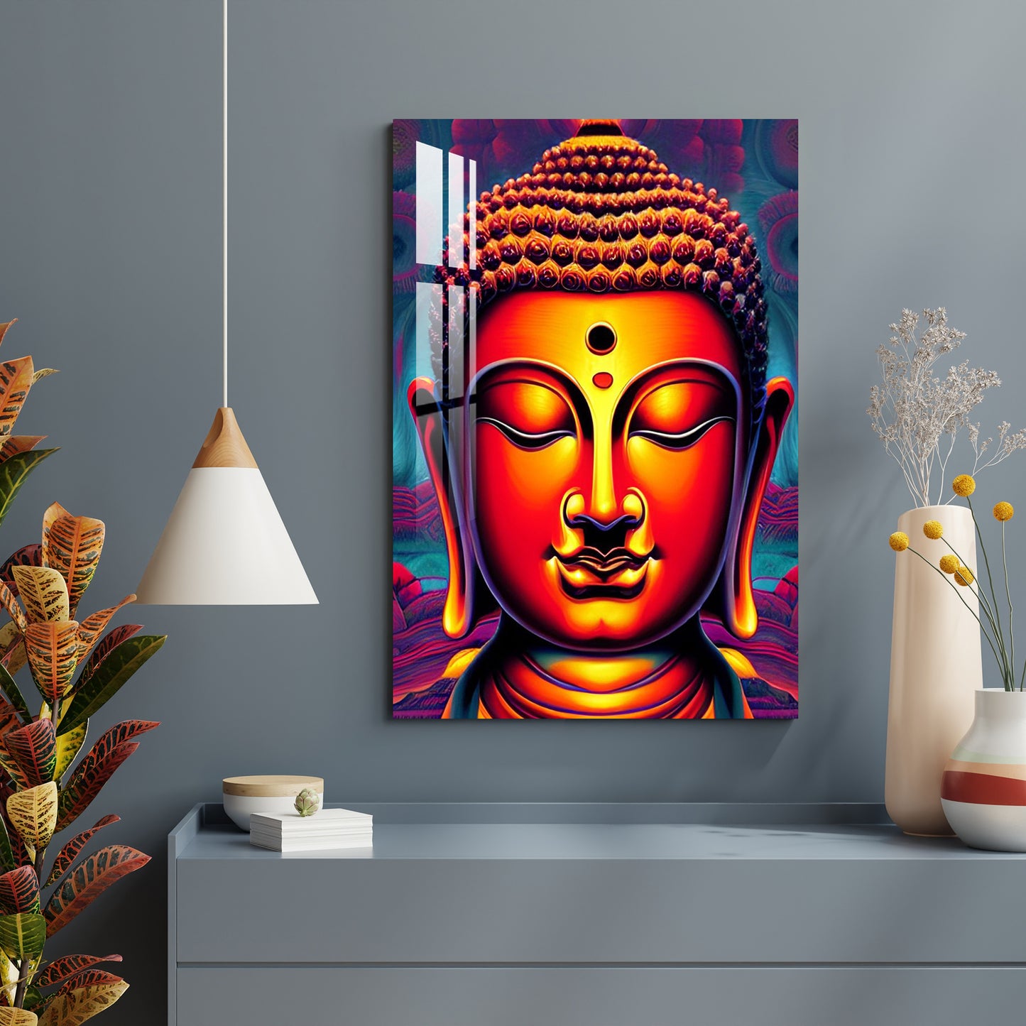 Meditating Buddha Acrylic Wall Art