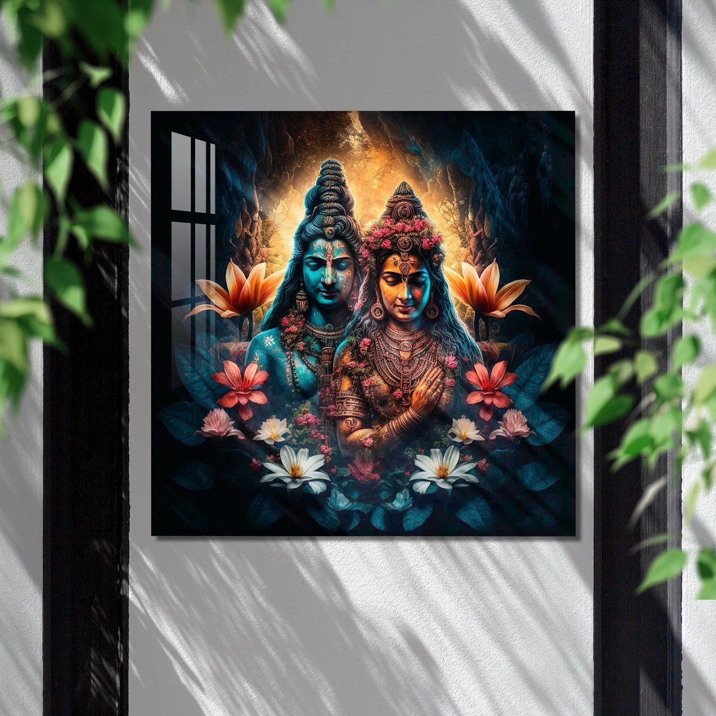 Mystical Shiva Parvati Acrylic Wall Art