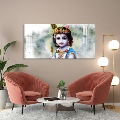 Bal Shree Krishna Acrylic Wall Art