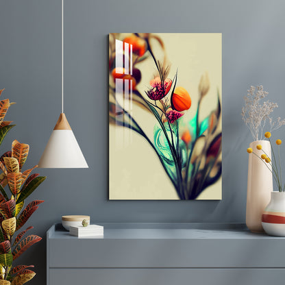 Abstract Energetic Knop Acrylic Wall Art