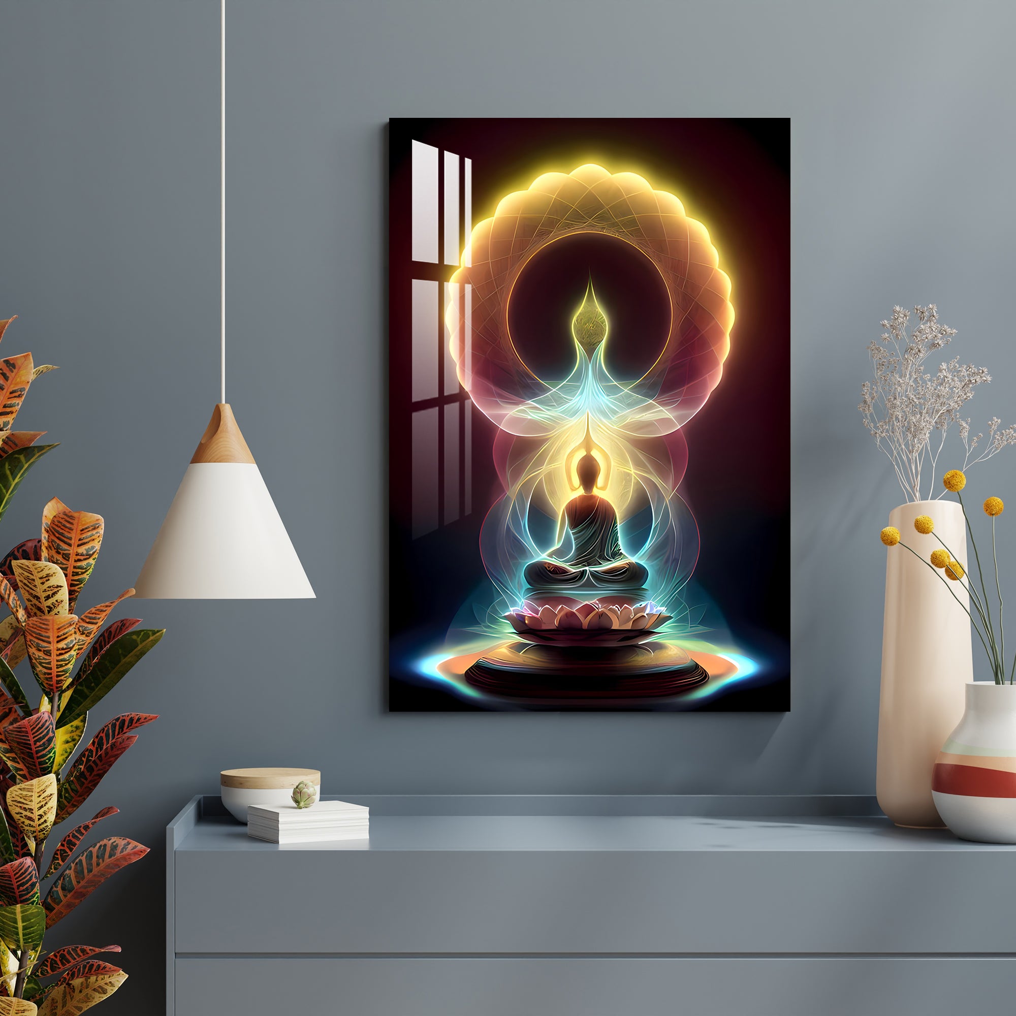 Powerful Energy Chakra Mandla Acrylic Wall Art