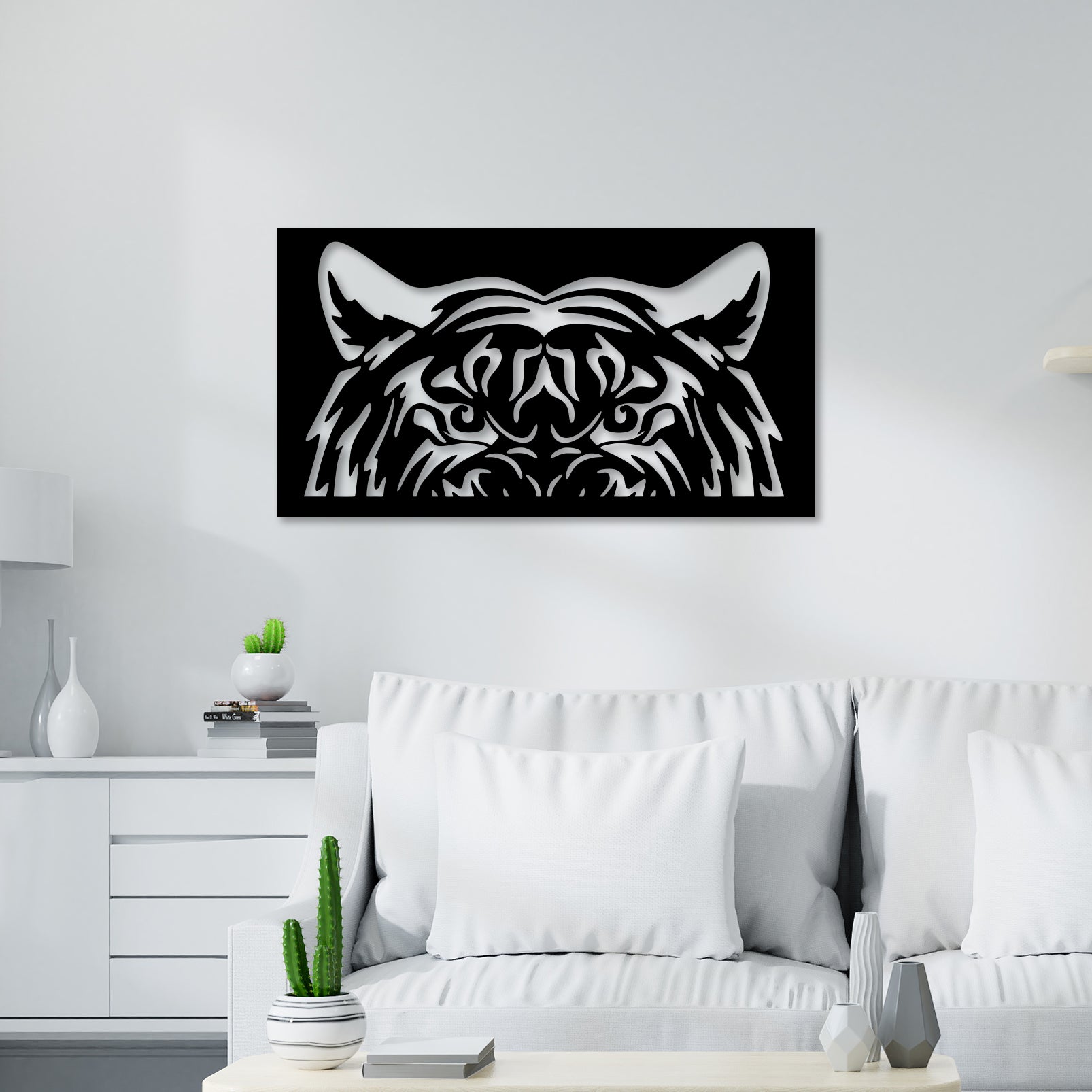 Owl Eyes Metal Wall Art