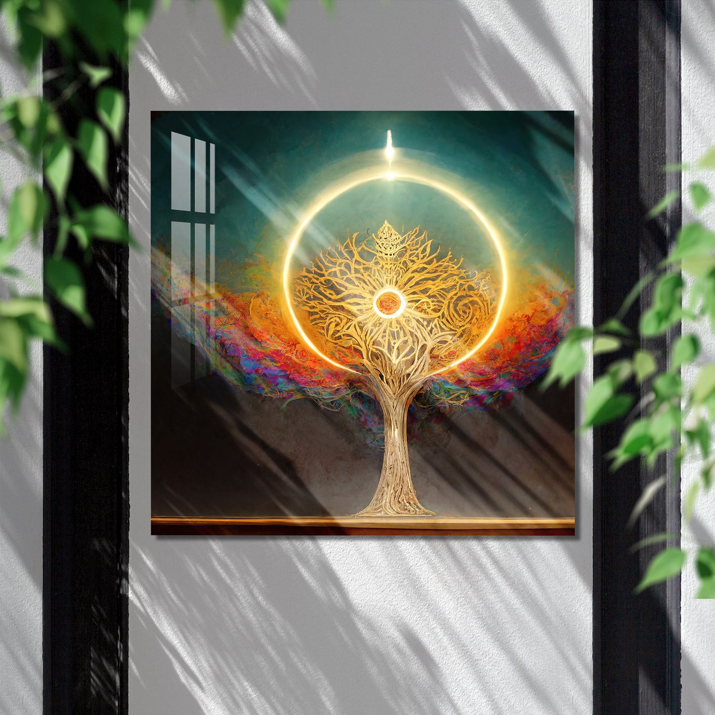 Beautiful Shiny Tree Acrylic Wall Art