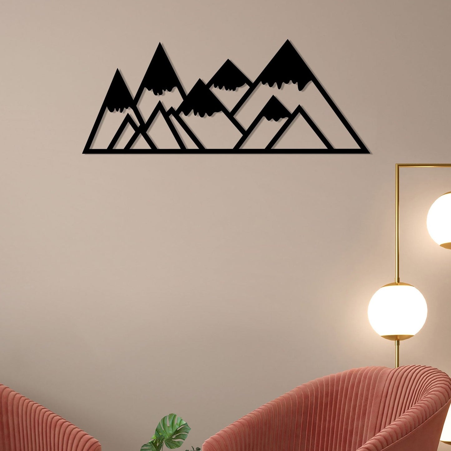 Ice Mountain Metal Wall Art 3