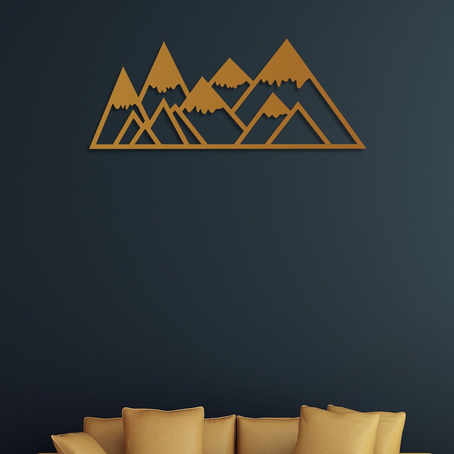 Ice Mountain Metal Wall Art 4