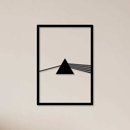 Modern Triangle Metal Wall Art