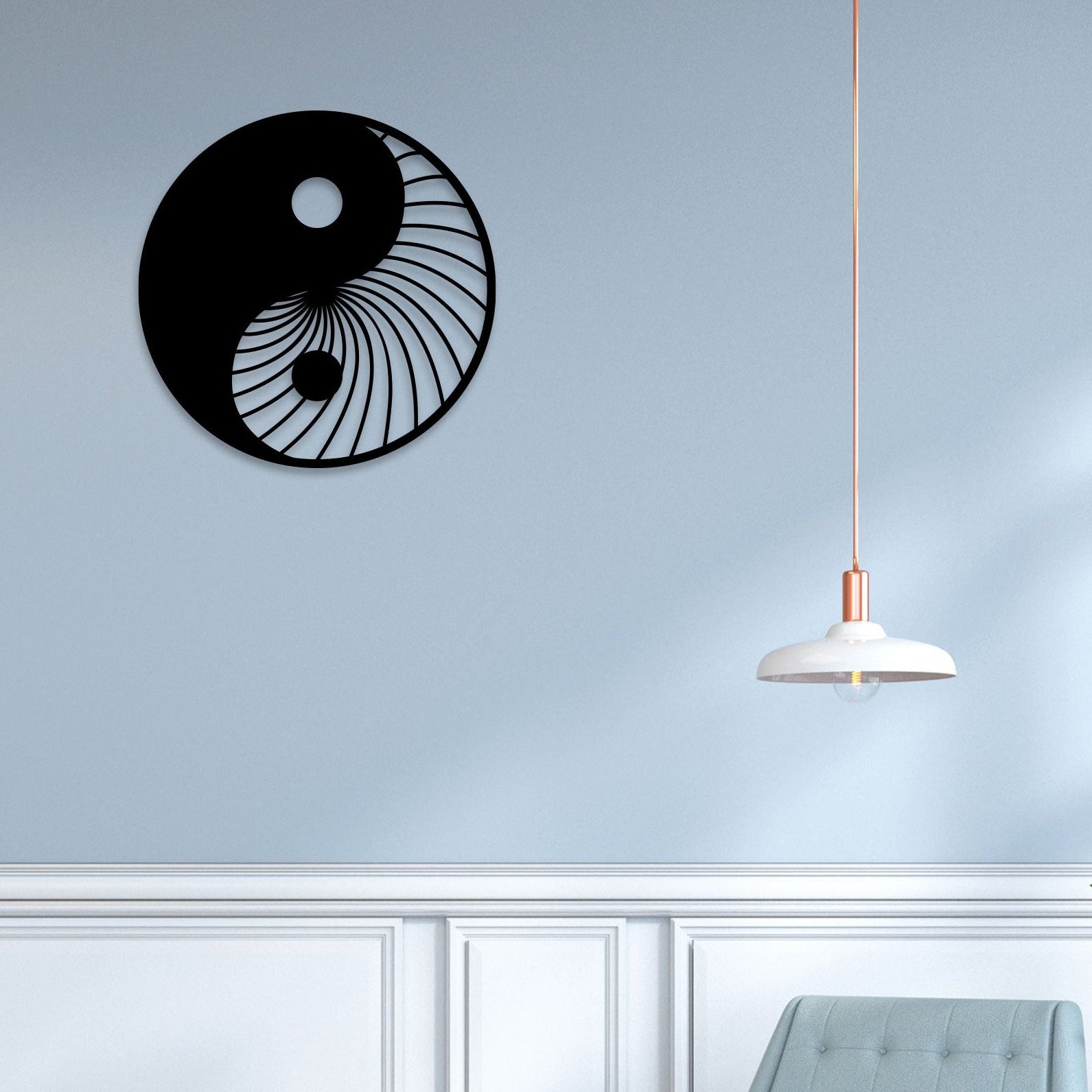 Two Dots Metal Wall Art