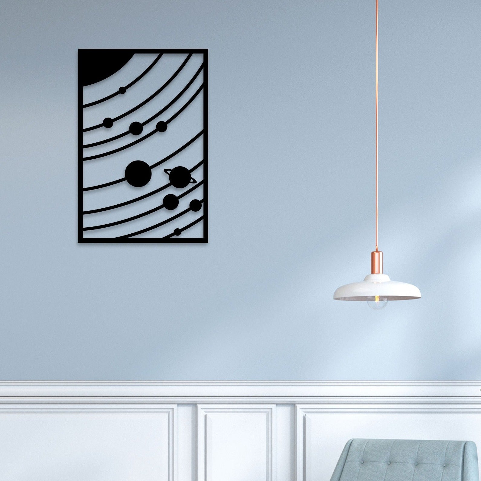 Space Look Metal Wall Art